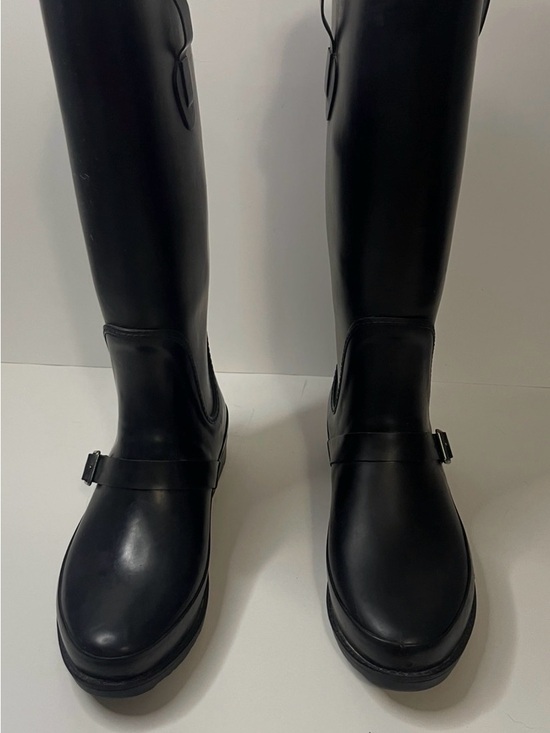 L.L. Bean Shoes - L.L. Bean Black Tall Rubber Rain Boots
